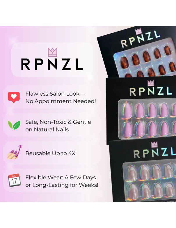 Kit de pose d'ongles à pression RPNZL - Silvertip
