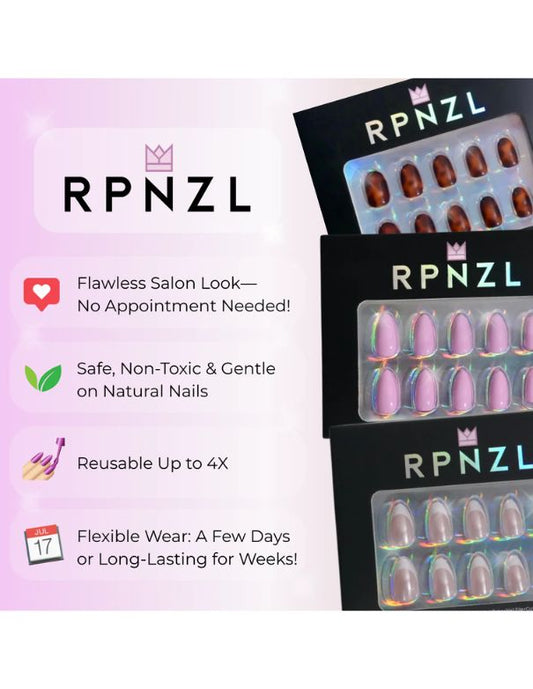 Kit de pose d'ongles à pression RPNZL - Silvertip