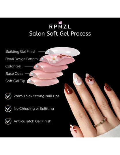 RPNZL Press-on Nail Kit - Blossom