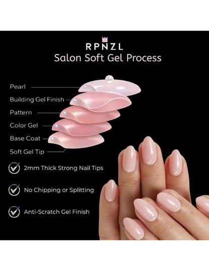RPNZL Press-on Nail Kit - Pearl