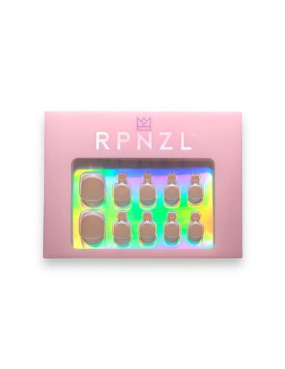 Kit de pose d'ongles à coller RPNZL - Vanille française
