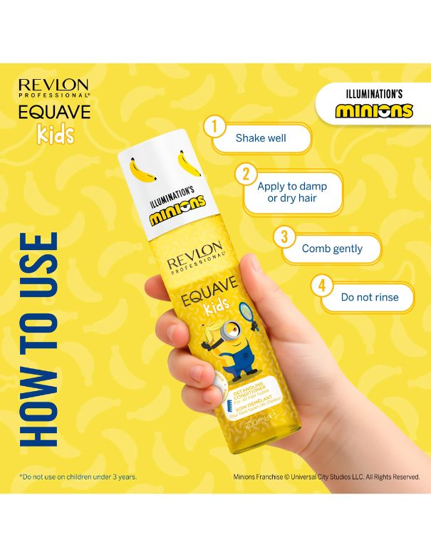 Revlon Equave Kids Minions Démêlant sans rinçage - 200ml