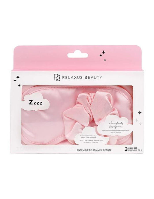 Ensemble de soins de beauté Relaxus en satin