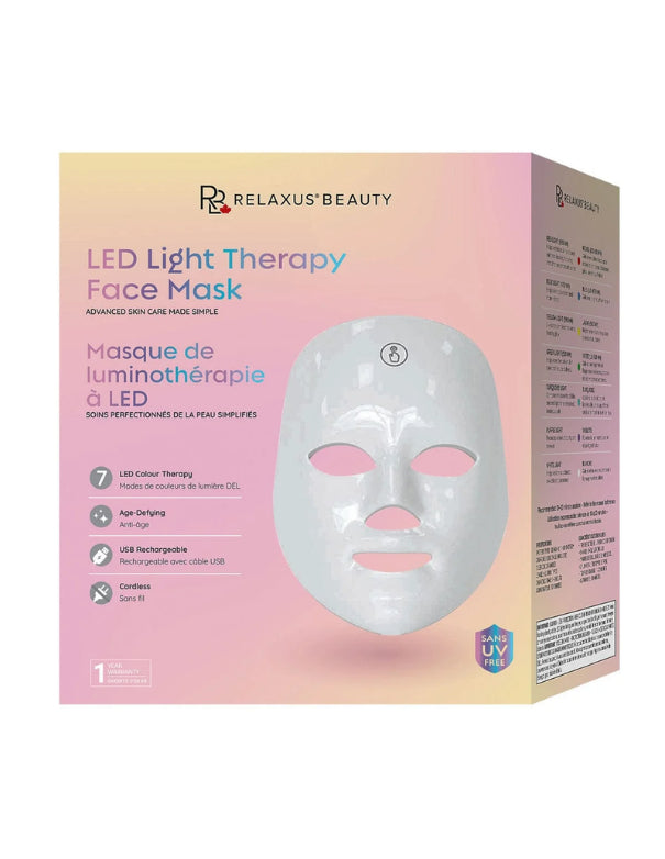 Relaxus LED Light Therapy Face Mask
