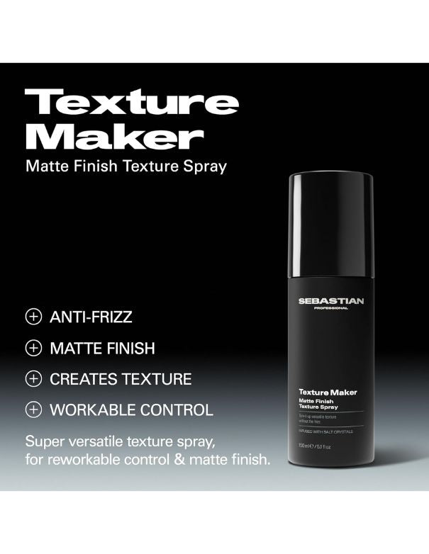 Sebastian Texture Maker Matte Finish Texturizing Spray - 150ml