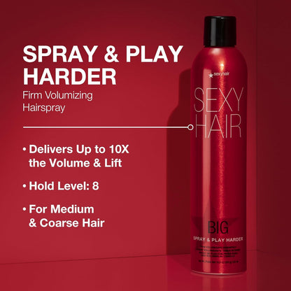 Spray volumateur Big SexyHair et Play Harder - 335 ml