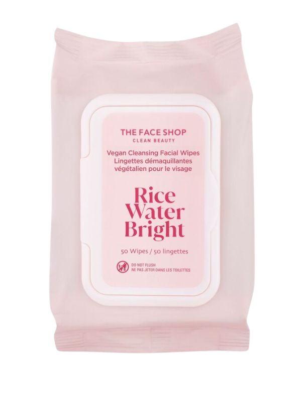 Lingettes nettoyantes visage végétaliennes The Face Shop