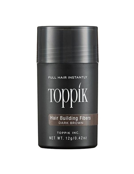 Fibres capillaires densifiantes TOPPIK (Brun foncé) - 12 g