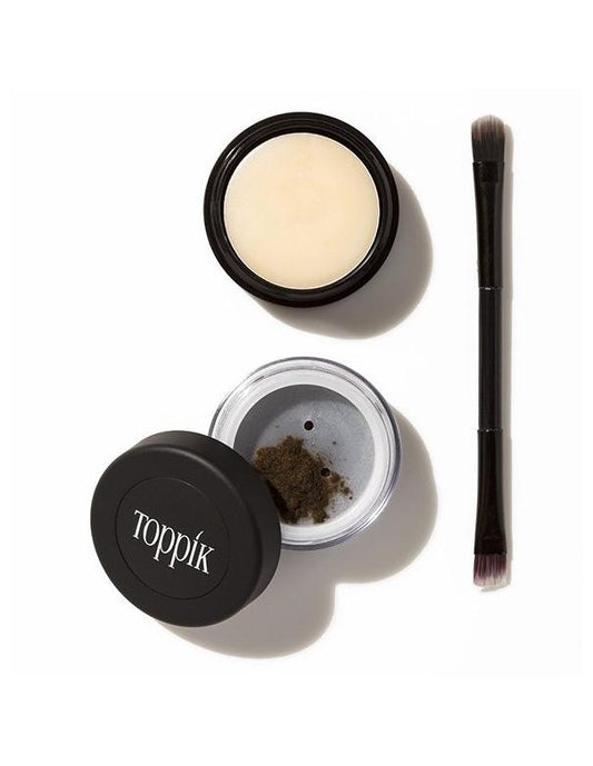 Fibres de renforcement des sourcils TOPPIK (brun moyen)