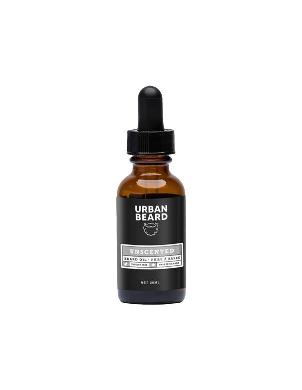 Huile à barbe urbaine non parfumée - 30 ml