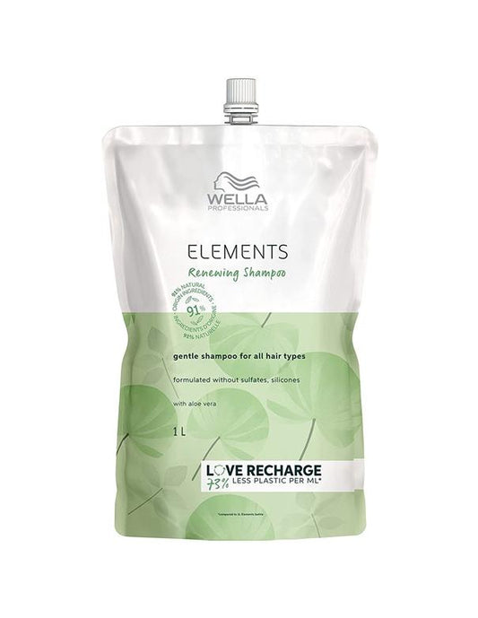 Shampooing rénovateur Wella Elements - 1 L