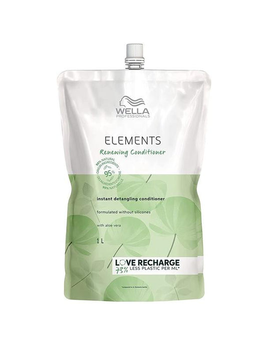 Après-shampoing rénovateur quotidien Wella Elements - 1 L