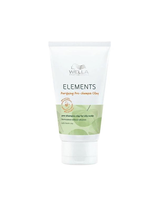 Argile pré-shampooing purifiante Wella Elements - 70 ml